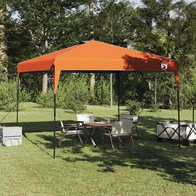Tenda de Toldo Laranja 300 x 300 x 227 / 236 / 245 cm Tecido Oxford