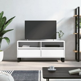 Móvel de TV 100x34,5x44,5 cm derivados de madeira branco