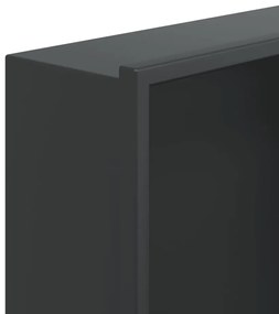 Nicho parede p/ duche 32x62x9 cm aço inoxidável preto mate