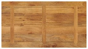 Tampo de mesa retangular 110x60x3,8 cm mangueira maciça