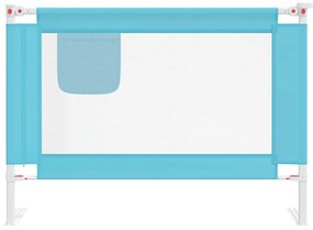 Barra de segurança p/ cama infantil tecido 90x25 cm azul