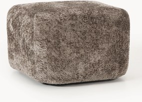 Pufe em teddy-bouclé Wolke