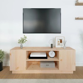 Móvel de TV 110x35x40,5 cm madeira de pinho maciça