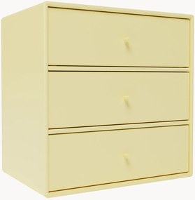 Módulo com gavetas Montana Mini 1007 para sistema de estantes modular