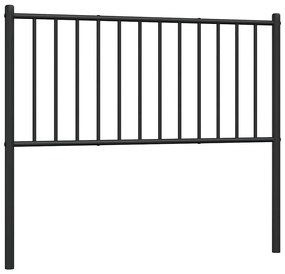 Cabeceira de cama 100 cm metal preto