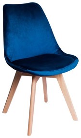 Pack 2 Cadeiras Synk Veludo - Azul médio