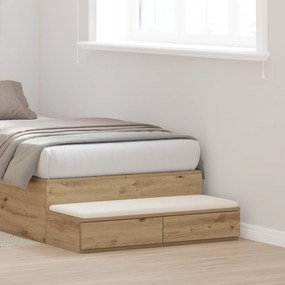 Gavetas vidaXL Artisan em Carvalho 100x36,5x16,5 cm em Madeira de Engenharia