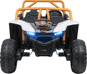 Buggy elétrico para Crianças 24V, 4x4 Arctic Cat WILDCAT XX, 2 Lugares Rodas Espuma EVA, assento couro Branco