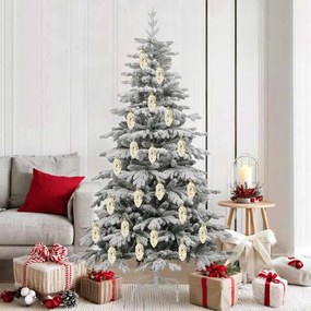 vidaXL Decoração de Árvore de Natal 40 pcs Ouro