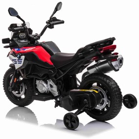 Mota elétrica para crianças 12V BMW GS850 Adventure All-Road 12v e pneus de borracha Vermelha