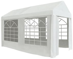 vidaXL Tenda para festas PE 2x4 m branco