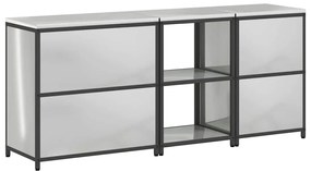 Conjunto de Armazenamento de Cozinha com prateleira Outros 3 pcs Prata