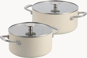 Panelas de cozinha com revestimento antiaderente com tampas Advanced Forged Aluminium, conjunto de 4