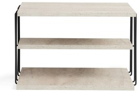 Mesa de Apoio Lifon – Travertine Black – 50x33x40 cm