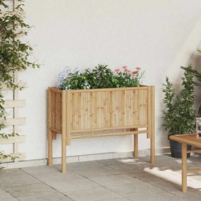 vidaXL Canteiro de jardim elevado Castanho 90 x 35 x 70 cm Bambu