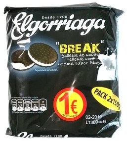 Bolachas de Manteiga El Gorriaga Break Natas (2 Unidades) (150 g)