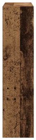 Armário de Sapatos vidaXL com Gaveta Flip Madeira Velha 80x21x87,5 cm