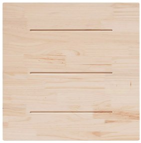 Tampo de mesa quadrado 90x90x2,5 cm pinho maciço