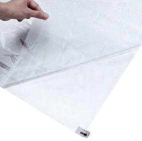 Películas para janela 4 pcs PVC fosco padrão de bambu