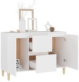 Aparador 101x35x70 cm derivados de madeira branco