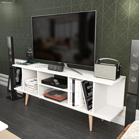 Móvel TV Akya – Branco – 160 cm x 35 cm x 38,6 cm