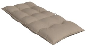Almofadões cadeira encosto alto 4pcs oxford cinza-acastanhado