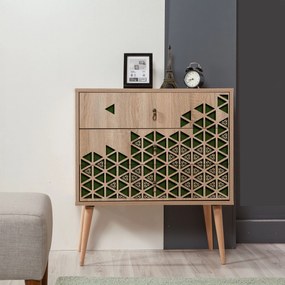 Cómoda Trio – Carvalho Sonoma – 80x90x40 cm