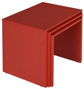 Mesas de Apoio Shp-103-Kk-1 – Vermelho – 55x47x40 cm | Tribo Home