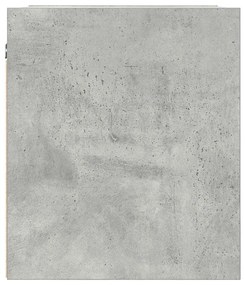 Mesa de cabeceira de parede 38x34x40 cm cinza cimento