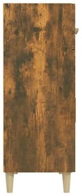 Aparador 69,5x34x89 cm madeira processada cor carvalho fumado