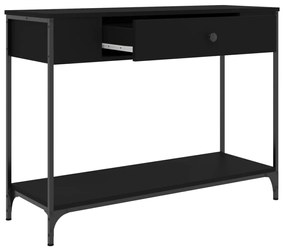 Mesa consola 100x34,5x75 cm derivados de madeira preto