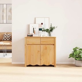 Sideboard vidaXL "DRAMMEN" 79x43x75,5 cm Madeira Sólida de Pinheiro