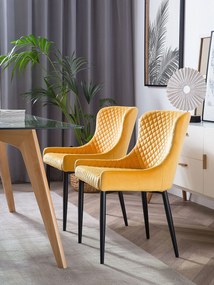 Mesa de jantar com tampo de vidro 180 x 90 cm HUDSON Beliani