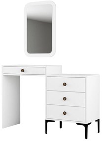Cómoda Lizbon500 – Branco – 124 cm x 84,7 cm x 40 cm