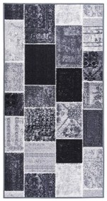 vidaXL Tapete/passadeira 80x150 cm cinzento