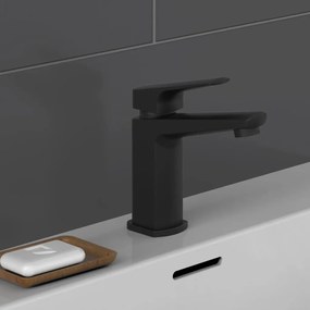 SCHÜTTE Torneira misturadora de lavatório RAVEN preto mate