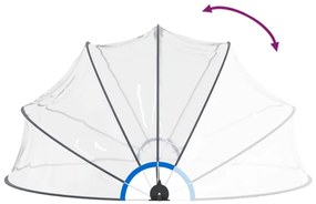 Cúpula de piscina 440x220 cm