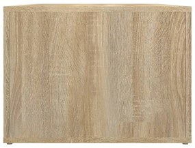 Mesa de centro 80x50x36 cm derivados madeira carvalho sonoma