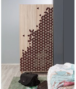 Roupeiro Stil – Carvalho Sonoma – 90x192x52 cm