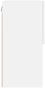Móvel de TV com luzes LED 40,5x30x60 cm branco