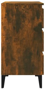 Aparador 60x35x69 cm derivados de madeira cor carvalho fumado