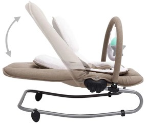 Baloiço de bebé aço cinzento-acastanhado
