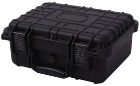 142168 vidaXL Caixa protetora de equipamento 35x29,5x15 cm preto