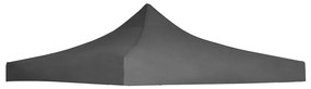 vidaXL Teto para tenda de festas 3 x 3 m antracite