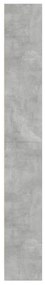 Estante 60x24x176 cm derivados de madeira cinzento cimento
