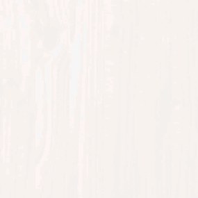 Canteiro elevado de jardim 121x30x38 cm pinho maciço branco