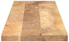 Tampo de mesa retangular 100x40x2,5 cm mangueira maciça