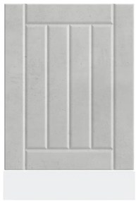 Painel máquina lavar louça Lucca deriv. madeira cinza cimento