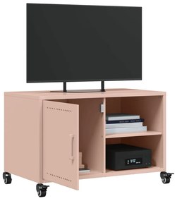 Móvel de TV 68x39x43,5 cm aço rosa