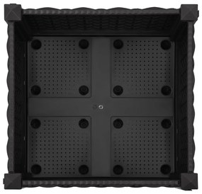 Canteiro elevado 40x40x23 cm polipropileno
